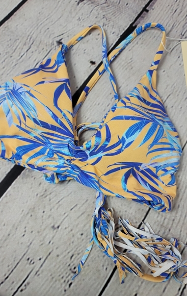 MIDORI NAHELE MIA LEAF TASSEL NEW WITH TAGS TOP SZ XS - Picture 4 of 8